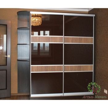 Двери купе lacobel brown and mocha