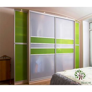 Двери купе lacobel green and lacquer