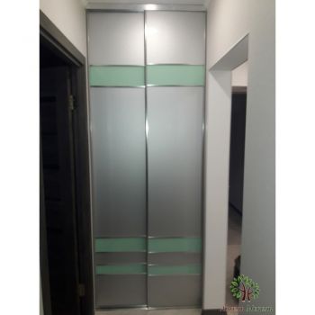 Двери купе lacobel silver turquoise