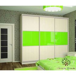 Двери купе lacobel creamy lime